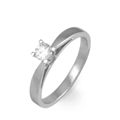 Histoire d'Or Bague Solitaire Loren Or Blanc Diamant* Bagues|Bagues Avec Pierre