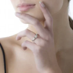 Histoire d'Or Bague Solitaire Loren Or Blanc Diamant* Bagues|Bagues Avec Pierre