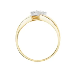 New Histoire d'Or Bague Solitaire Lysia or jaune diamant