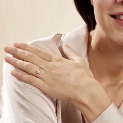 Histoire d'Or Bague Solitaire Lysia* Bagues|Bagues Avec Pierre