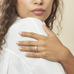 Histoire d'Or Bague Solitaire Mady Argent Blanc Oxyde De Zirconium* Bagues|Bagues Fantaisie