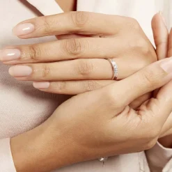 Histoire d'Or Bague Solitaire Maella Argent Blanc Oxyde De Zirconium* Bagues|Bagues Fantaisie