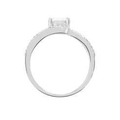 Histoire d'Or Bague Solitaire Maggy Argent Blanc Oxyde De Zirconium* Bagues|Bagues Fantaisie