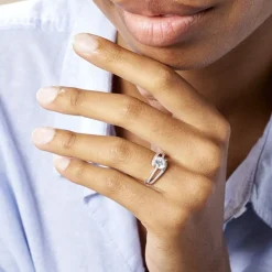 Histoire d'Or Bague Solitaire Maggy Argent Blanc Oxyde De Zirconium* Bagues|Bagues Fantaisie