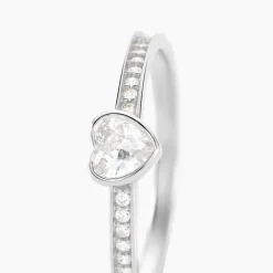 Histoire d'Or Bague Solitaire Mathylda Argent Blanc Oxyde De Zirconium* Bagues|Bagues Fantaisie