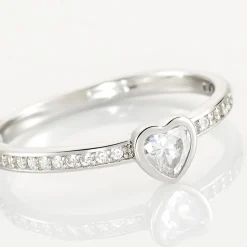 Histoire d'Or Bague Solitaire Mathylda Argent Blanc Oxyde De Zirconium* Bagues|Bagues Fantaisie