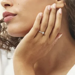 Histoire d'Or Bague Solitaire Mathylda Argent Blanc Oxyde De Zirconium* Bagues|Bagues Fantaisie