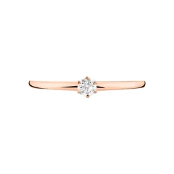 Histoire d'Or Bague Solitaire Natalia Or Rose Diamant* Bagues|Bagues Avec Pierre