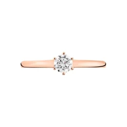 Histoire d'Or Bague Solitaire Natalia Or Rose Diamant* Bagues|Bagues Avec Pierre
