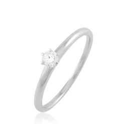 Histoire d'Or Bague Solitaire Natalia Or Blanc Diamant* Bagues|Bagues Avec Pierre