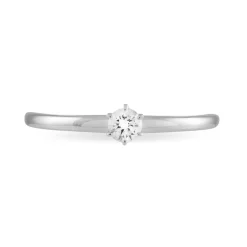 Histoire d'Or Bague Solitaire Natalia Or Blanc Diamant* Bagues|Bagues Avec Pierre