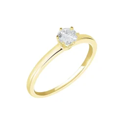 Histoire d'Or Bague Solitaire Natalia Or Jaune Diamant Synthetique* Bagues|Bagues Avec Pierre
