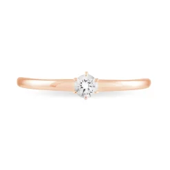 Histoire d'Or Bague Solitaire Natalia Or Rose Diamant* Bagues|Bagues Avec Pierre