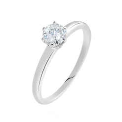 Histoire d'Or Bague Solitaire Natalia Pl Platine Blanc Diamant* Bagues|Bagues Avec Pierre