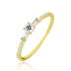 Histoire d'Or Bague Solitaire Nina Or Jaune Diamant* Bagues|Bagues Avec Pierre