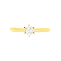 Histoire d'Or Bague Solitaire Niva Or Jaune Diamant* Bagues|Bagues Avec Pierre