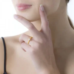 Histoire d'Or Bague Solitaire Niva Or Jaune Diamant* Bagues|Bagues Avec Pierre