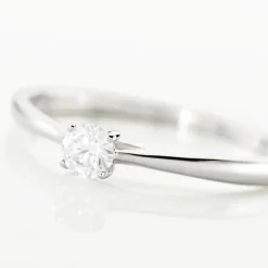 Histoire d'Or Bague Solitaire Or Blanc Fiona Diamant Synthétique* Bagues|Bagues Avec Pierre