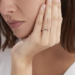 Histoire d'Or Bague Solitaire Or Blanc Fiona Diamant Synthétique* Bagues|Bagues Avec Pierre