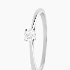 Histoire d'Or Bague Solitaire Or Blanc Aphrodite Diamant* Bagues|Bagues Avec Pierre