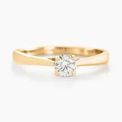 Sale Histoire d'Or Bague Solitaire Or Jaune Aphrodite Diamant or jaune diamant blanc