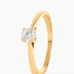 Sale Histoire d'Or Bague Solitaire Or Jaune Aphrodite Diamant or jaune diamant blanc