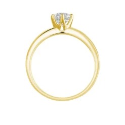 Histoire d'Or Bague Solitaire Or Jaune Diamant Synthetique* Bagues|Bagues Avec Pierre