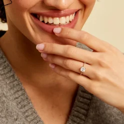 Histoire d'Or Bague Solitaire Or Jaune Beline Oxyde De Zirconium* Bagues|Bagues Avec Pierre