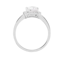 Histoire d'Or Bague Solitaire Pilar Argent Blanc Oxyde De Zirconium* Bagues|Bagues Fantaisie