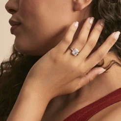 Histoire d'Or Bague Solitaire Pilar Argent Blanc Oxyde De Zirconium* Bagues|Bagues Fantaisie