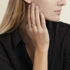 Histoire d'Or Bague Solitaire Plaqué Or Jaune Arienne Oxydes De Zirconium* Bagues|Bagues Fantaisie