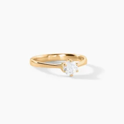 Histoire d'Or Bague Solitaire Plaqué Or Jaune Eulia Oxyde De Zirconium* Bagues|Bagues Fantaisie