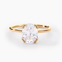 Histoire d'Or Bague Solitaire Plaqué Or Liber Oxyde De Zirconium* Bagues|Bagues Solitaires