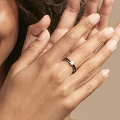 Histoire d'Or Bague Solitaire Regilla Argent Blanc Oxyde De Zirconium* Bagues|Bagues Fantaisie