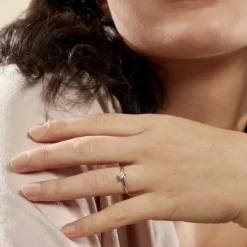 Histoire d'Or Bague Solitaire Samantha Or Blanc Diamant* Bagues|Bagues Avec Pierre