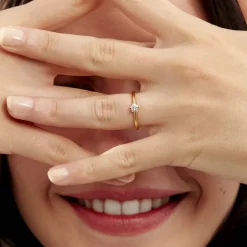 Histoire d'Or Bague Solitaire Samantha Or Jaune Diamant* Bagues|Bagues Avec Pierre