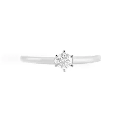 Histoire d'Or Bague Solitaire Samantha Or Blanc Diamant* Bagues|Bagues Avec Pierre