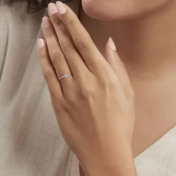 Histoire d'Or Bague Solitaire Samantha Or Blanc Diamant* Bagues|Bagues Avec Pierre