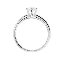 Histoire d'Or Bague Solitaire Samantha Or Blanc Diamant