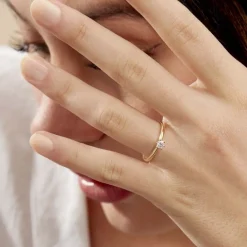 Histoire d'Or Bague Solitaire Samantha Or Jaune Diamant* Bagues|Bagues Avec Pierre