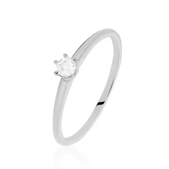 Histoire d'Or Bague Solitaire Samantha Or Blanc Diamant* Bagues|Bagues Avec Pierre