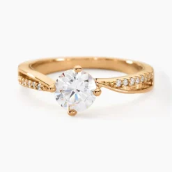 Histoire d'Or Bague Solitaire Sarah-lee Plaqué Or Jaune Oxyde De Zirconium* Bagues|Bagues Fantaisie