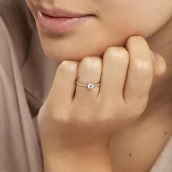 Histoire d'Or Bague Solitaire Servana De Zirconium* Bagues|Bagues Avec Pierre