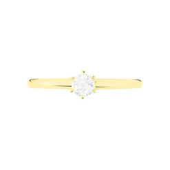 Hot Histoire d'Or Bague Solitaire Seynabou Or Jaune Diamant