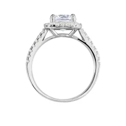Best Histoire d'Or Bague Solitaire Soa Argent Blanc Oxyde De Zirconium
