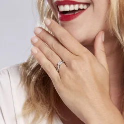 Histoire d'Or Bague Solitaire Stockholma Platine Blanc Diamant* Bagues|Bagues Avec Pierre