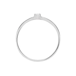 Best Histoire d'Or Bague Solitaire Superposition Or Blanc Diamant