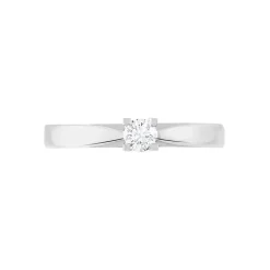 Outlet Histoire d'Or Bague Solitaire Tahyna Or Blanc Diamant