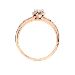 Histoire d'Or Bague Solitaire Tatiana Or Rose Diamant* Bagues|Bagues Avec Pierre