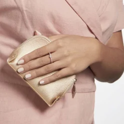 Hot Histoire d'Or Bague Solitaire Ursi De Zirconium argent rose oxyde